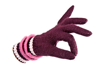 Image showing warm glove shows Ok