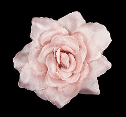 Image showing pink flower fabric with