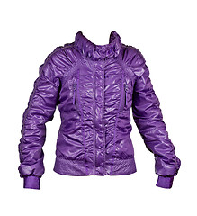 Image showing purple ladies fashion jacket