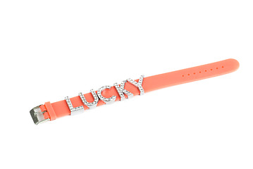 Image showing lucky green bracelet