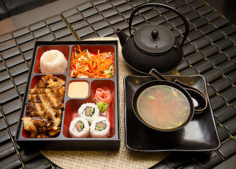 Image showing Sushi lunch