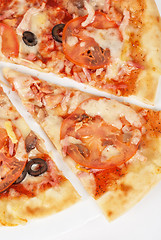 Image showing meat pizza