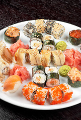 Image showing sushi set