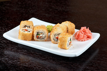 Image showing sushi rolls