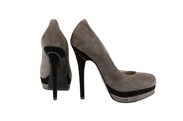 Image showing grey female shoes