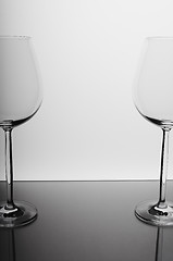 Image showing Wine glasses