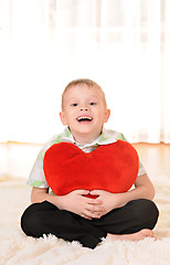Image showing child with a heart