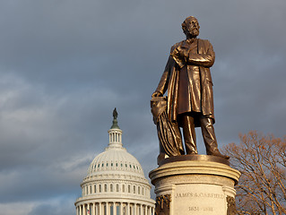 Image showing Garfield Monument and Capitol