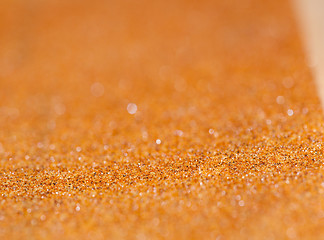 Image showing Macro photo of sandpaper