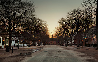 Image showing Duke of Gloucester street at dawn