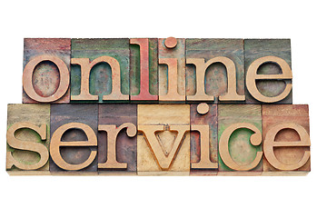 Image showing online service - internet concept
