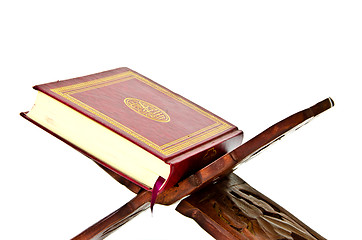 Image showing The Holy Quran Isolated on White Background