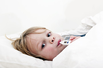 Image showing Ill boy