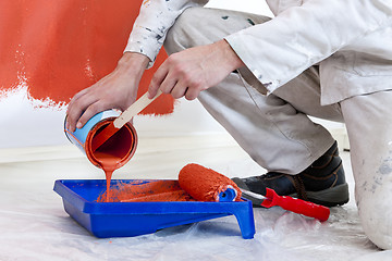 Image showing dosing paint