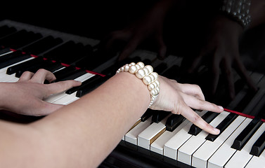 Image showing Playing Piano