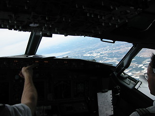 Image showing After departure OSL airport Gardermoen