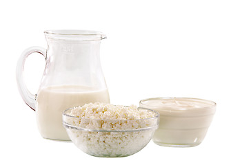 Image showing fresh milk products