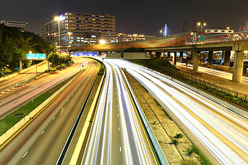 Image showing highway at night