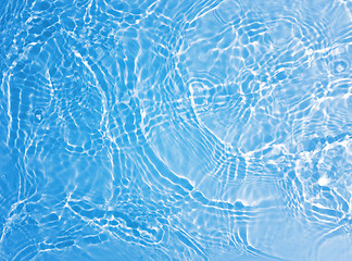 Image showing blue water ripple background