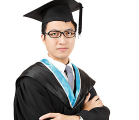 Image showing Young Asian man graduation