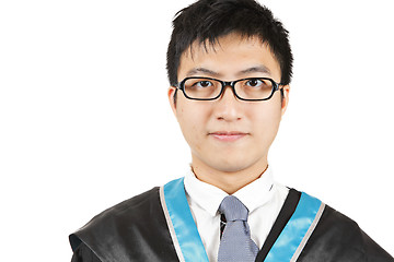Image showing Male student graduating
