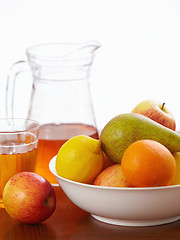 Image showing fruits and juice