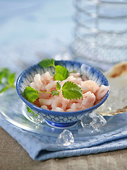 Image showing fresh raw prawn