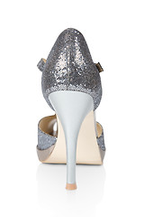 Image showing A beautiful high-heeled shoe