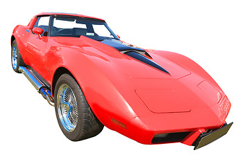 Image showing vintage american sport car 70-s