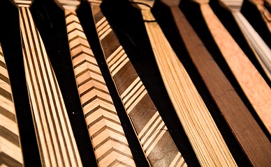 Image showing Wooden ties