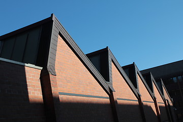 Image showing factory roofs