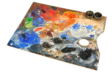 Image showing Artistic palette