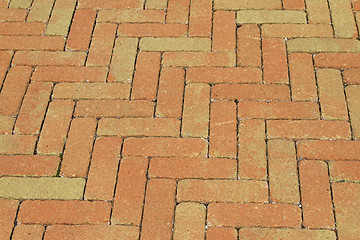 Image showing Brick pavement