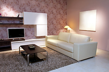 Image showing Pink room corner