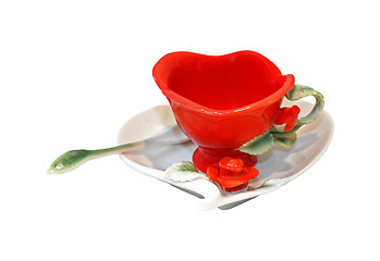 Image showing Rose cup