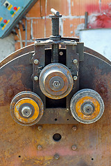 Image showing Iron roller machine