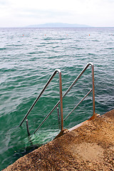 Image showing Stairway to sea