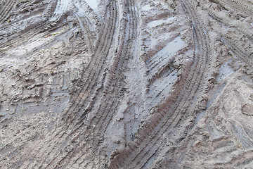 Image showing Muddy road