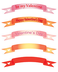 Image showing banners for Day of Valentine