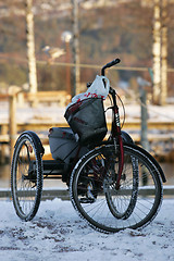 Image showing Parked bicycle