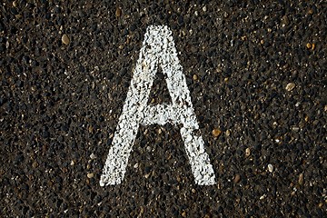 Image showing Letter A