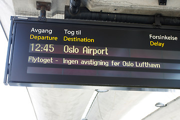 Image showing Oslo Airport