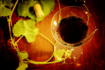 Image showing Red wine