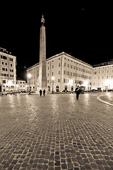 Image showing Cobblestone Piazza