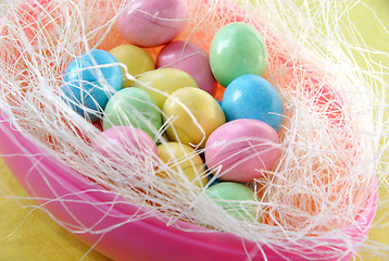 Image showing Easter candy eggs