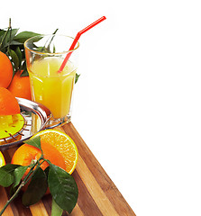 Image showing fresh orange juice