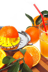 Image showing fresh orange juice