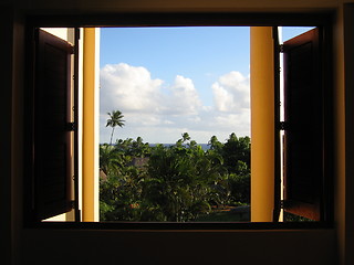 Image showing Window to the paradise