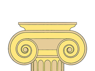 Image showing Ionic capital