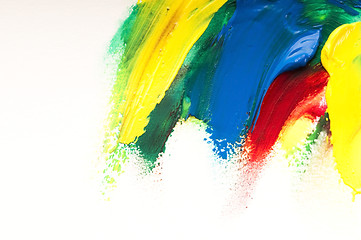 Image showing mixing paints. background 